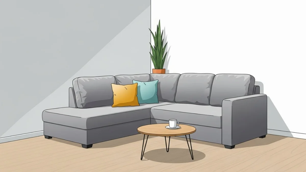 Sofa góc L cho căn hộ nhỏ tại TPHCM, thiết kế hiện đại