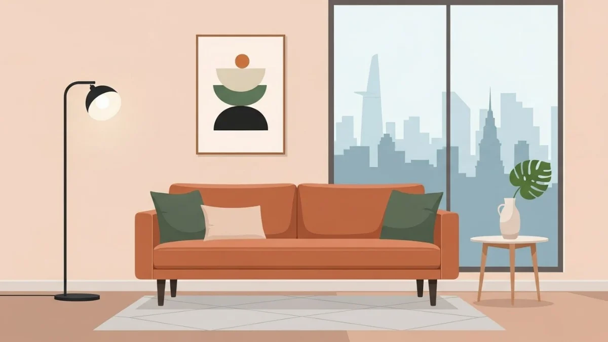 ghế sofa đơn hiện đại phong cách Bắc Âu