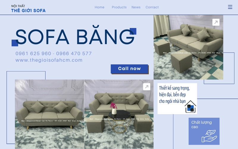 sofa băng