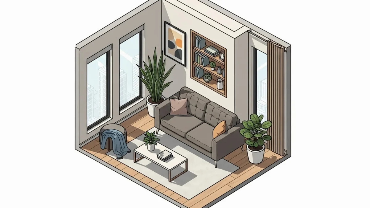 sofa đơn đẹp bọc nỉ cao cấp cho căn hộ Sài Gòn