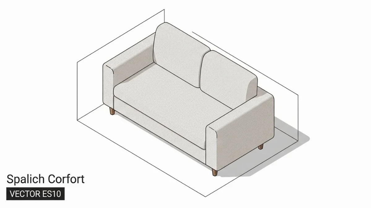 Sofa đơn tiết kiệm không gian với thiết kế hiện đại màu cam