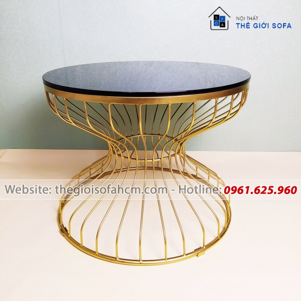 BÀN TRÀ HÌNH ĐỒNG HỒ CÁT MẶT KÍNH​​​​​​​ 