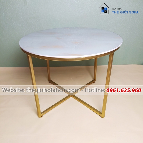 BÀN TRÀ MẶT KÍNH CHÂN CHỮ X​​​​​​​ 