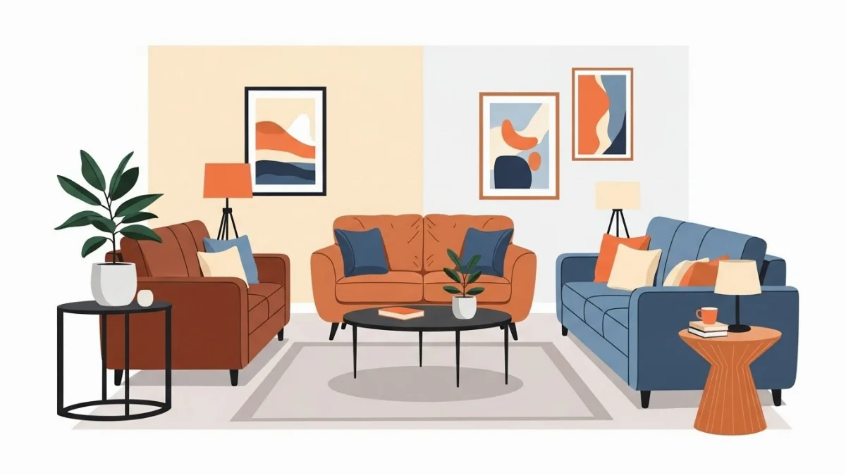 Sofa da công nghiệp hiện đại, đa dạng màu sắc và kiểu dáng