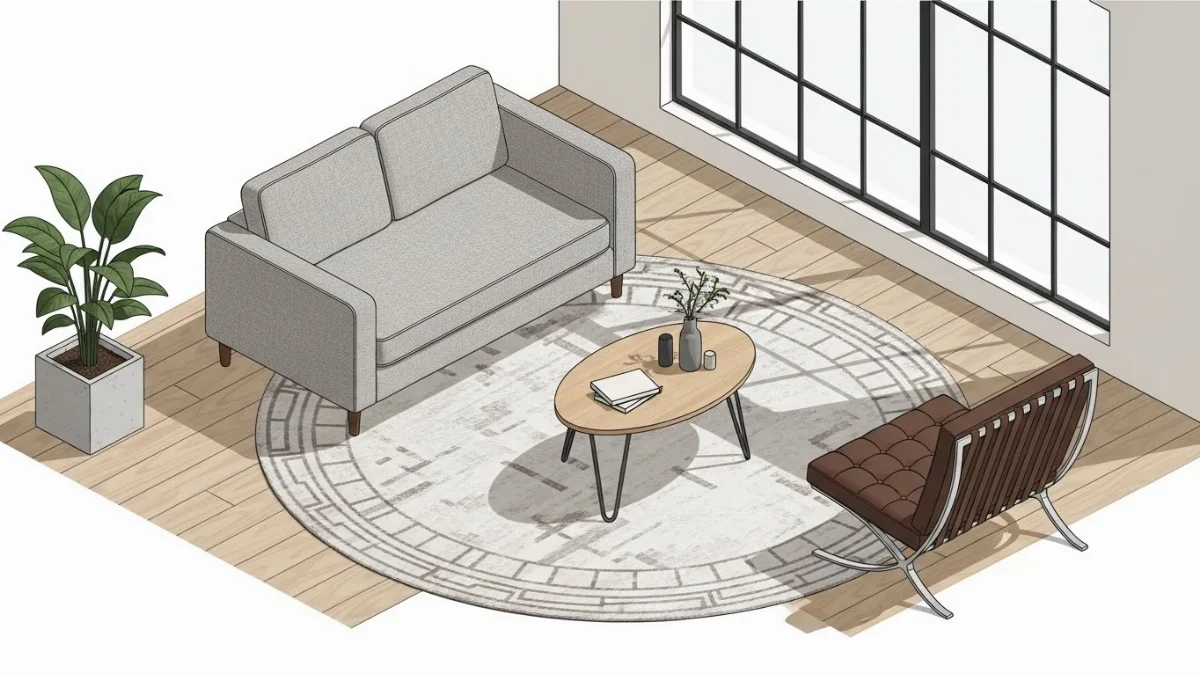 Sofa đơn bọc vải màu xám nhạt hiện đại phù hợp nhiều nội thất