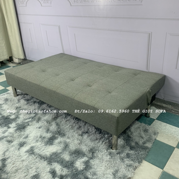 BỘ GHẾ SOFA BED MÀU XÁM GHI GIÁ RẺ​​​​​​​ 