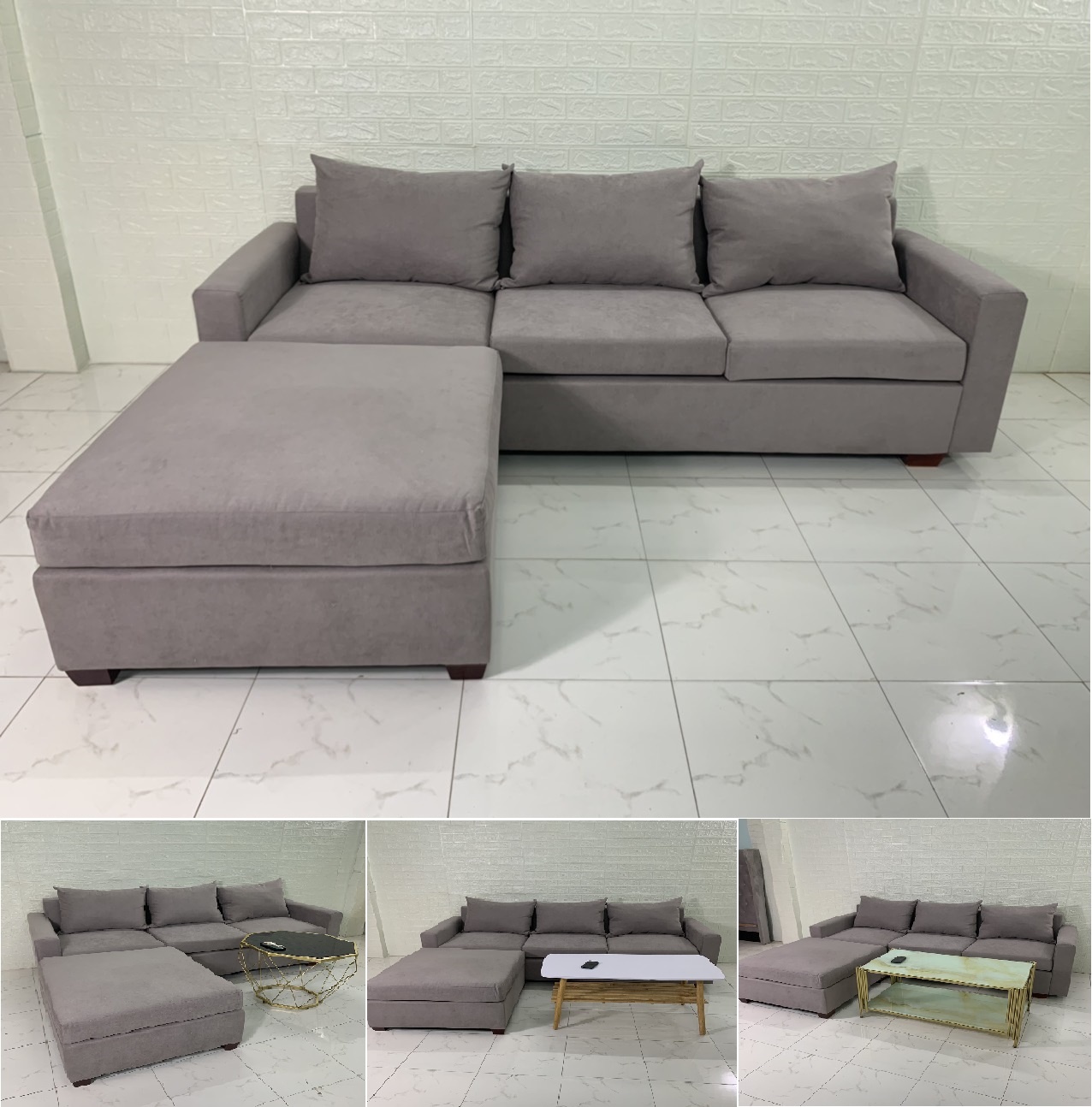 MẪU SOFA GÓC GHÉP RỜI DI CHUYỂN TÙY Ý​​​​​​​ 