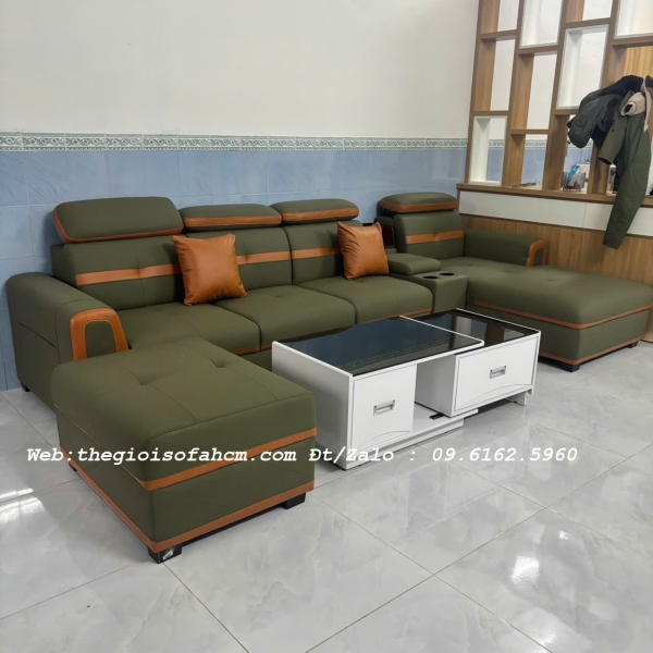 GHẾ SOFA GÓC L CAO CẤP DÀI 3M25 X 1M6​​​​​​​ 