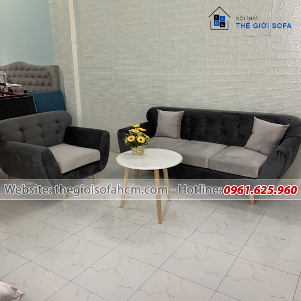 BỘ GHẾ SOFA TAY CONG PHỐI MÀU GHẾ DÀI VÀ GHẾ ĐƠN​​​​​​​ 