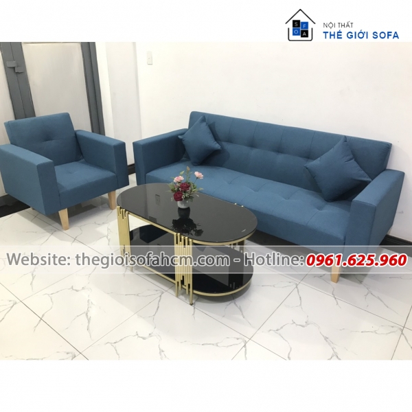 BỘ GHẾ SOFA BED CÓ TAY KÈM GHẾ ĐƠN​​​​​​​ 