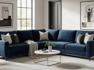 Sofa Góc L Cho Phòng Khách Sang Trọng: Gợi Ý Phối Màu & Phụ Kiện Đẳng Cấp