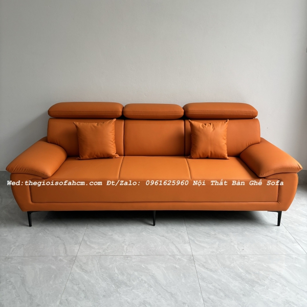 GHẾ SOFA BĂNG 2M2 BỌC DA CHỐNG TRẦY TỰA ĐẦU GẬP NGÃ​​​​​​​ 